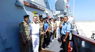 TCG Kınalıada, Bingazi'ye Liman Ziyareti Gerçekleştirdi