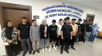 Tekirdağ'da 19 Kaçak Göçmen ve 1 Organizatör Yakalandı