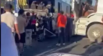 TEM Otoyolu'nda kazanın ardından trafik durdu; yaralılar var -1