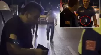 Uygulama noktasında ilginç anlar: Polis de salaktı zaten görmeyecekti bunu