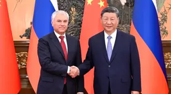 Xi Jinping ve Vyaçeslav Volodin ile Çin-Rus İlişkileri Üzerine Görüşme