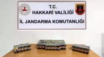 Hakkari'de Jandarma Kaçak Sigara Operasyonu Düzenledi