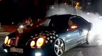 Adana'da Düğün Konvoyunda Lastik Yakan Sürücüye 10 Bin Lira Ceza