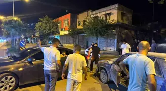 Hatay'da İki Otomobilin Çarpıştığı Kaza Anları Kamerada