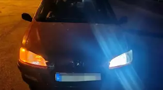 Manisa'da Standart Dışı Işık Donanımına Sahip Araçlara Denetim: 7 Araç Trafikten Men Edildi