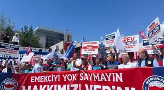 Memur-Sen'den Hazine ve Maliye Bakanlığı Önünde Adalet Talebi