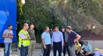 Yangın Söndürüldü, Kaymakam Geçmiş Olsun Diledi