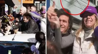Arjantin Devlet Başkanı Milei'nin konvoyuna taşlı saldırı