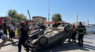 Aydın'da Otomobilin Devrilmesi Sonucu 2 Kişi Yaralandı