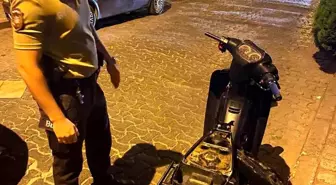 Turgutlu'da Çalıntı Motosiklet Ele Geçirildi