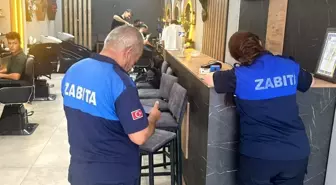 Zabıta Ekipleri 56 Kuaförü Denetledi
