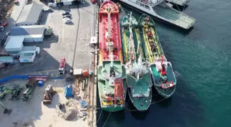 Haydarpaşa Limanı'nda Gemide Yangın