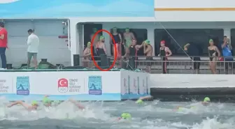 İstanbul Boğazı'ndaki yüzme yarışında kaybolan Rus yüzücünün yarış başlamadan önceki görüntüleri
