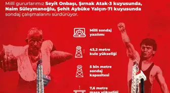Milli sondaj kuleleri 'Seyit Onbaşı' ve 'Naim Süleymanoğlu' sahada