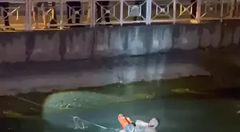 Adana'da Taksideki Şüpheli Kaçarken Sulama Kanalına Atlarken Boğulma Tehlikesi Geçirdi
