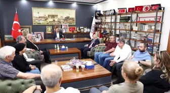 ATO Başkanı Gürsel Baran'dan AHİD Başkanı Hilmi Yaman'a Hayırlı Olsun Ziyareti