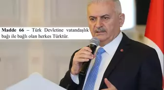 Binali Yıldırım'dan tartışma yaratacak çıkış: Vatandaşlık tanımı gözden geçirilmelidir