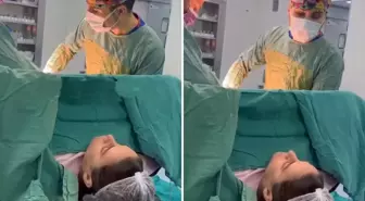 Doğuma giren kadından, 'Sabah ne yaptınız?' sorusuna bomba yanıt