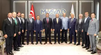 Düzce Valisi'nden MÜSİAD Genel Başkanı Burhan Özdemir'e Teşekkür Ziyareti