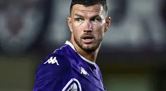 Fiorentina'ya galibiyeti 89. dakikada Edin Dzeko getirdi