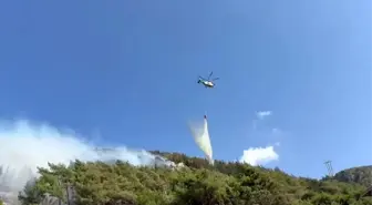 Hatay'da Orman Yangınına Müdahale Devam Ediyor