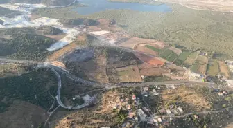 Muğla'da Ziraat Alanında Yangın Kontrol Altına Alındı