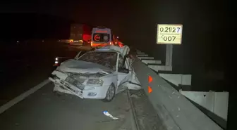 Niğde'de otoyolda feci kaza: 3 ölü, 1 yaralı