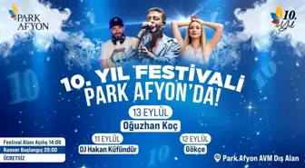 Park Afyon 10. Yıl Festivali’ni Kutluyor