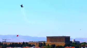 SOLOTÜRK, Anıtkabir Semalarında Prova Uçuşu Gerçekleştirdi