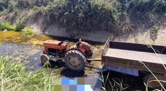 Traktör Sulama Kanalına Devrildi: Sürücü Hayatını Kaybetti