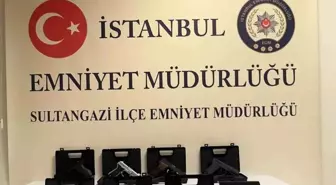 Sultangazi'de Aranan Şüpheli Yakalandı, Evinde Silah Stoku Bulundu