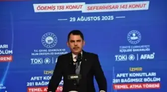 Bakan Kurum: Ödemiş'in, Seferihisar'ın bereketi yeniden canlanacak