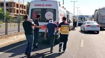 D-100 Karayolunda Silobasın Otomobile Çarpması Sonucu 7 Kişi Yaralandı