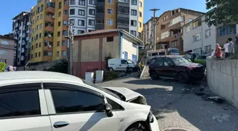 Zonguldak'ta Freni Boşalan Cip Kazaya Neden Oldu