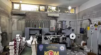 Adana'da Kaçak Makaron Üretimi Operasyonu