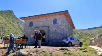 Rize'de Koçdüzü Yaylası'nda Yeni Cami İbadete Açıldı