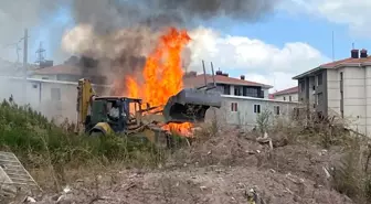Kocaeli'deki Şantiyede Yangın Çıktı