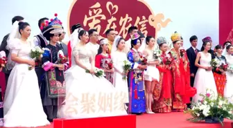 Çin'de Qixi Festivali Renkli Düğün Törenleriyle Kutlandı