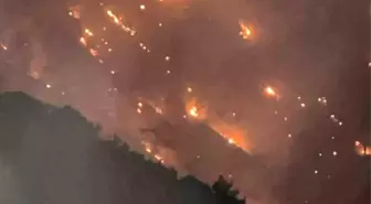 Denizli'de Orman Yangını Aydın'a Sıçradı