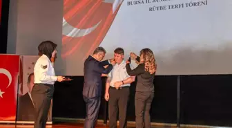 Bursa İl Jandarma Komutanlığı'nda Rütbe Terfi Töreni