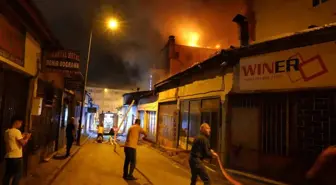 Erzurum'da Cağ Kebabı Dükkanında Yangın Çıktı