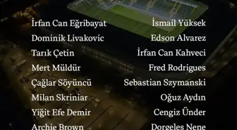 Fenerbahçe'nin Gençlerbirliği Maç Kadrosu Belirlendi