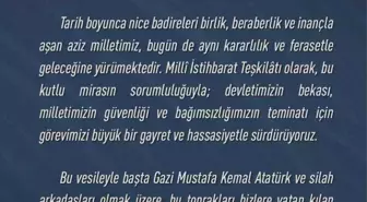 MİT Başkanı Kalın'dan, 30 Ağustos mesajı