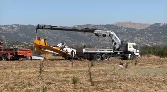 Yangın Söndürme Uçağı Zorunlu İniş Yaparken Kaza Kırıma Uğradı