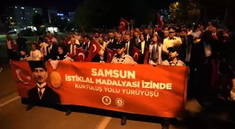 Samsun'da 'İstiklal Madalyası İzinde Kurtuluş Yolu Yürüyüşü'