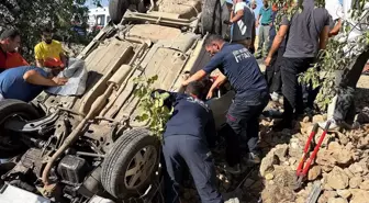 Siirt'te Takla Atan Araçta 2 Yaralı