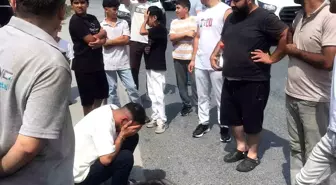 İstanbul'da Minibüs Kaza Yaptı, Bir Kadın Yaralandı