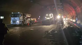 Kuzey Marmara Otoyolu'nda TIR Kazası: Sebze Yüklü Araç Devrildi