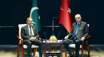 Cumhurbaşkanı Erdoğan, Pakistan Başbakanı Şerif ile görüştü