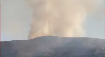 Sivas'ta Anız Yangını Ağaçlık Alana Sıçradı